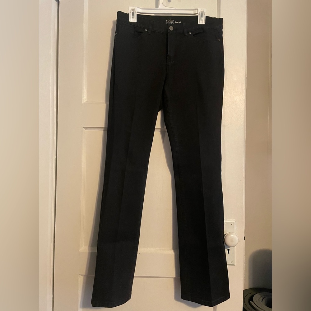 Soho Black Bootcut Jeans